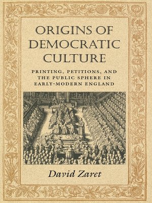cover image of Origins of Democratic Culture
